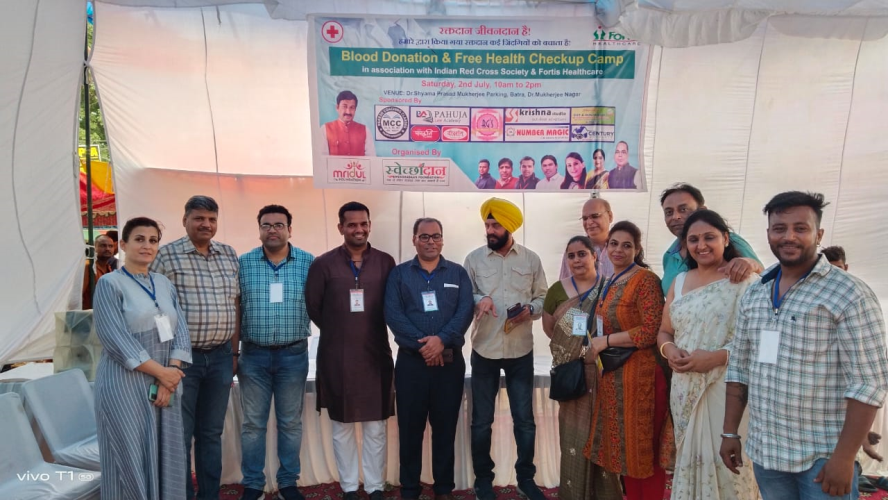 Health and Blood Donation Camp